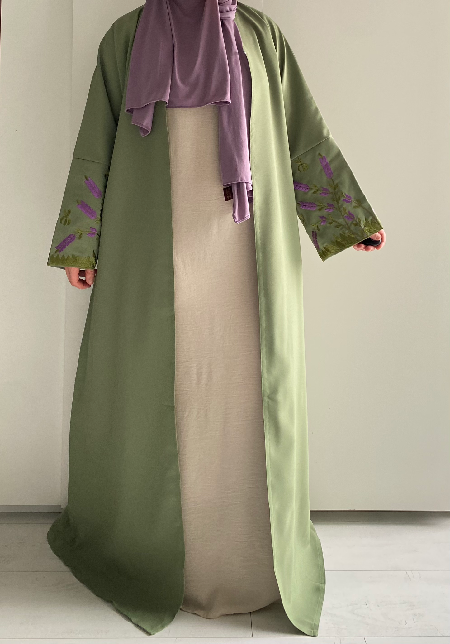 Lavendel kimono - Groen