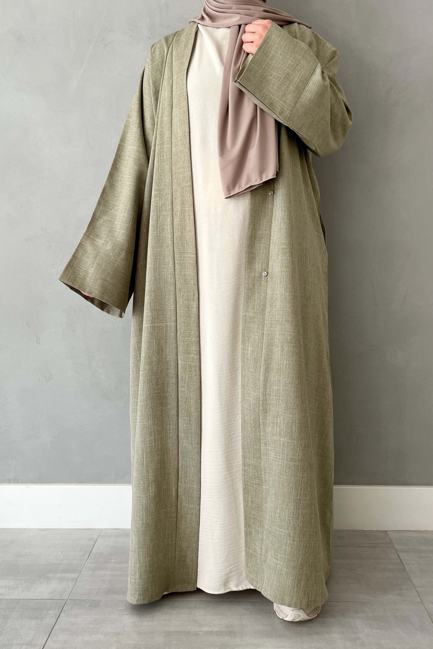 Linnen Kimono - Groen