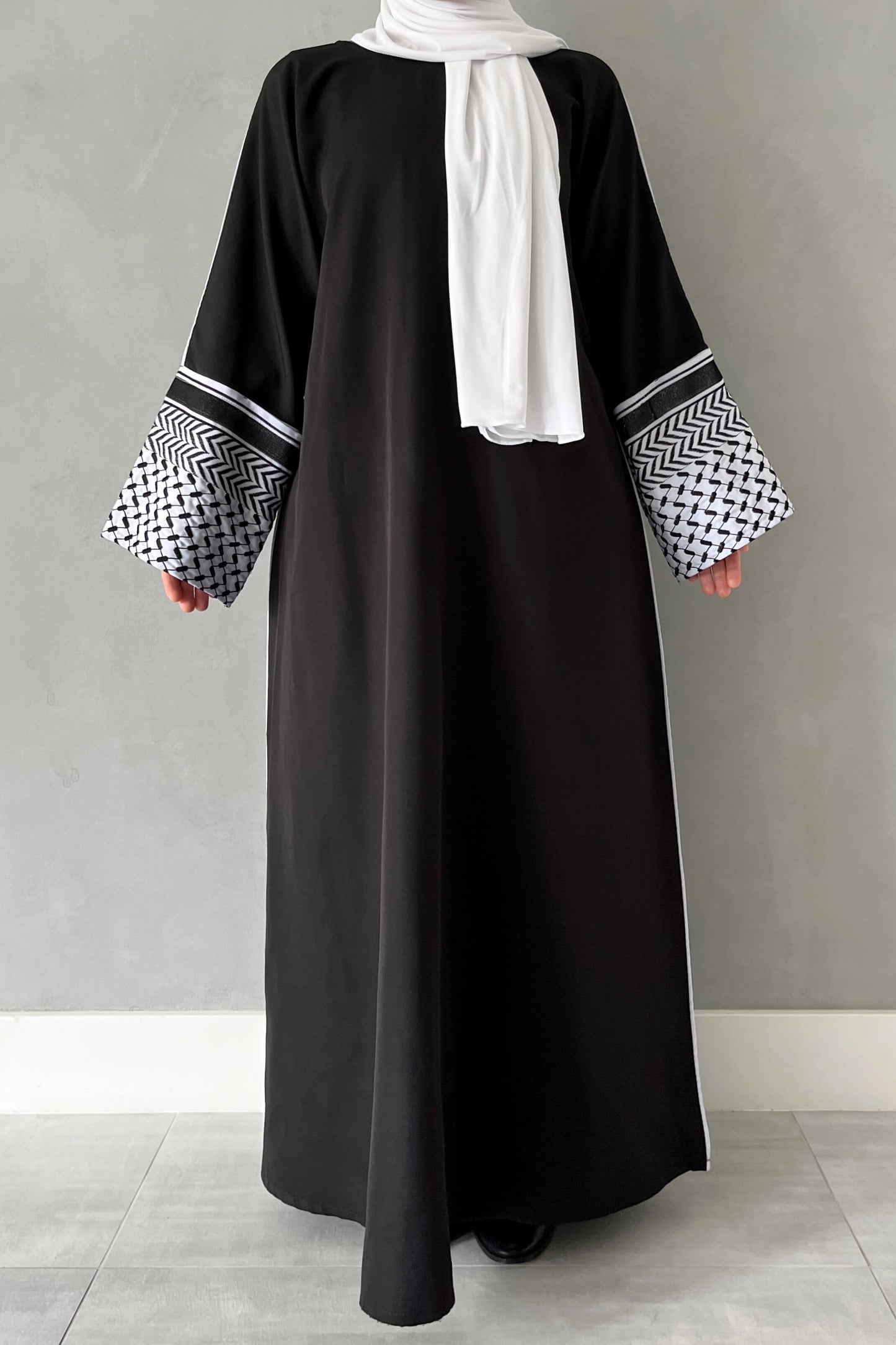 Palestina abaya - Black