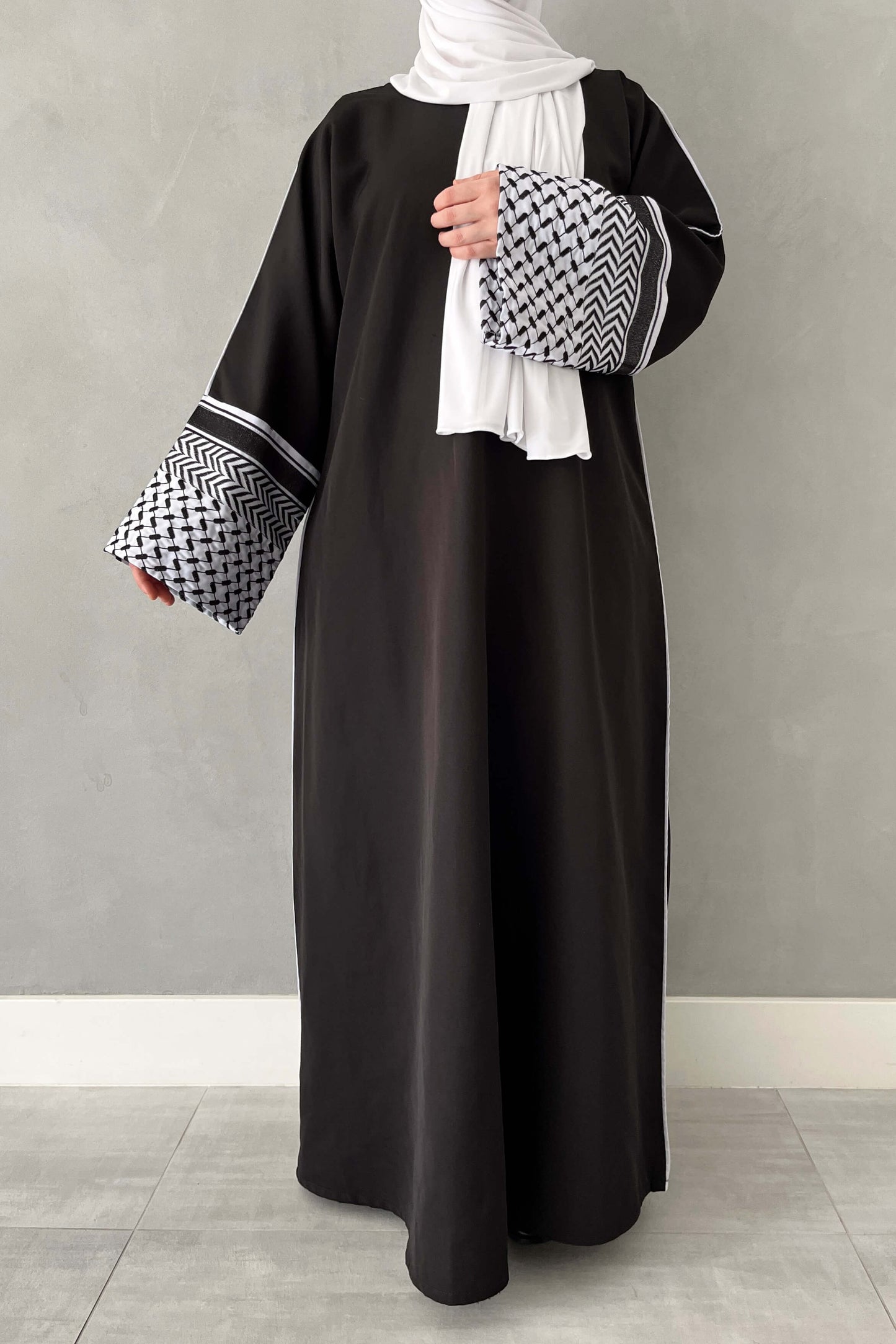Palestina abaya - Black